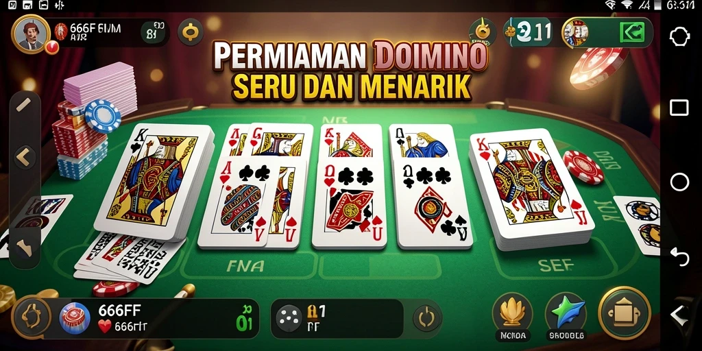 Screenshot gameplay 666FF menampilkan keseruan permainan Domino.