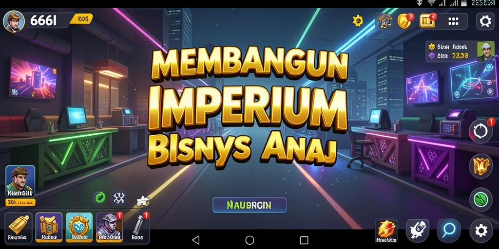 Tampilan gameplay menarik dari 666I dengan elemen Tycoon.