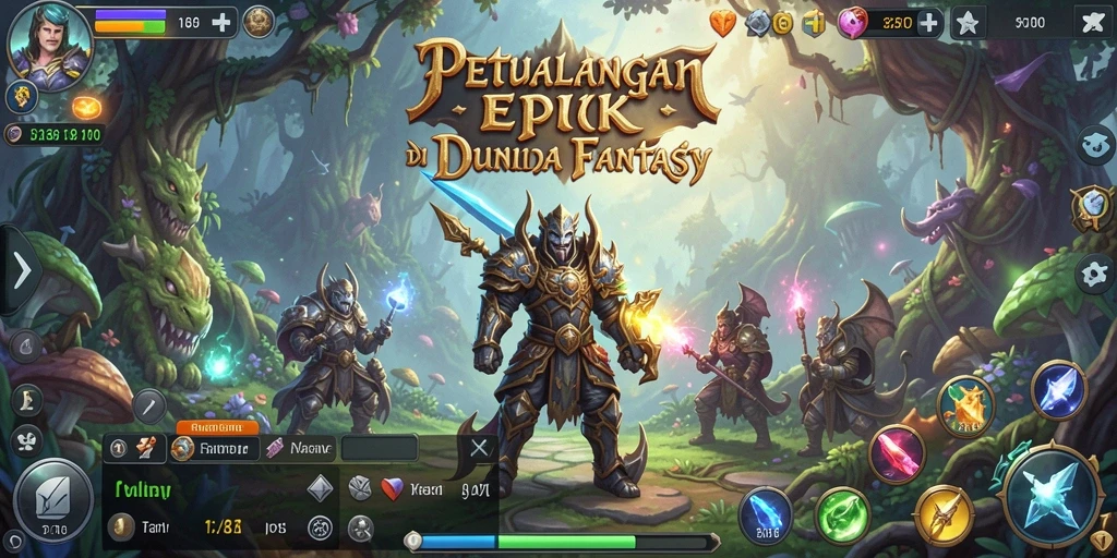 Tampilan gameplay RPG yang seru dan menegangkan di 8180.