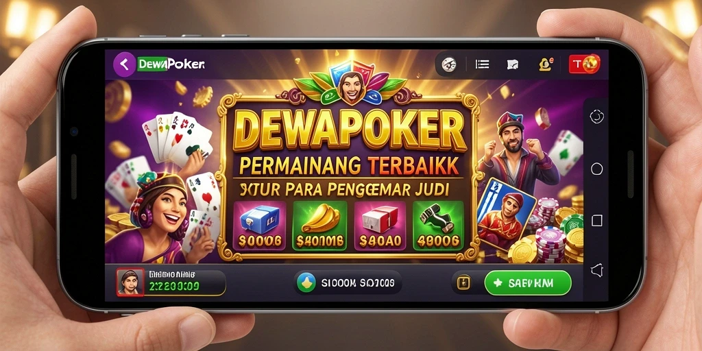 Screenshot gameplay <strong>DEWAPOKER</strong> yang menampilkan keseruan permainan Slot.