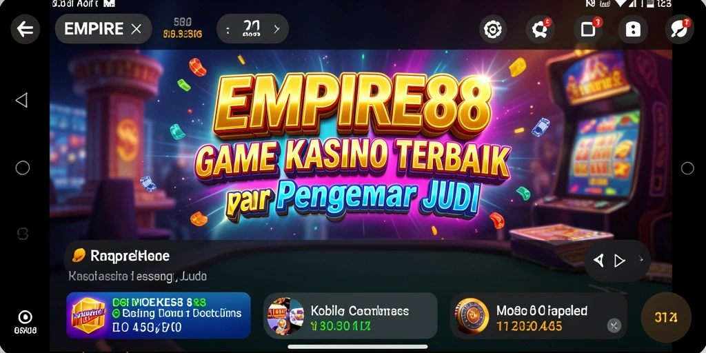 Tampilan gameplay seru di EMPIRE88 dengan berbagai pilihan permainan kasino.