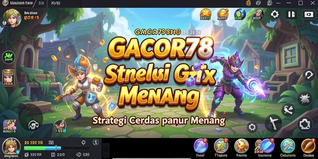 Tampilan gameplay GACOR78 yang menegangkan dan penuh strategi.