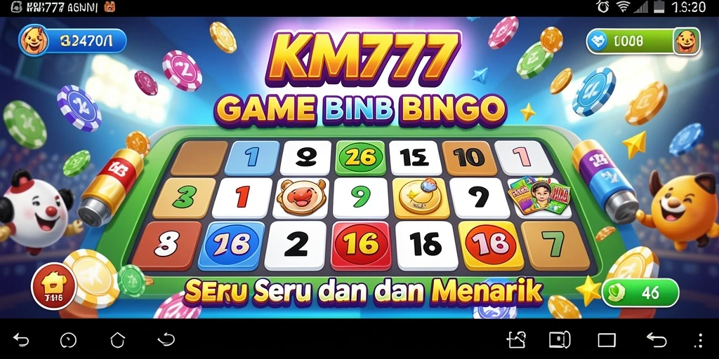 Screenshot gameplay Bingo yang seru dan interaktif di KM777.
