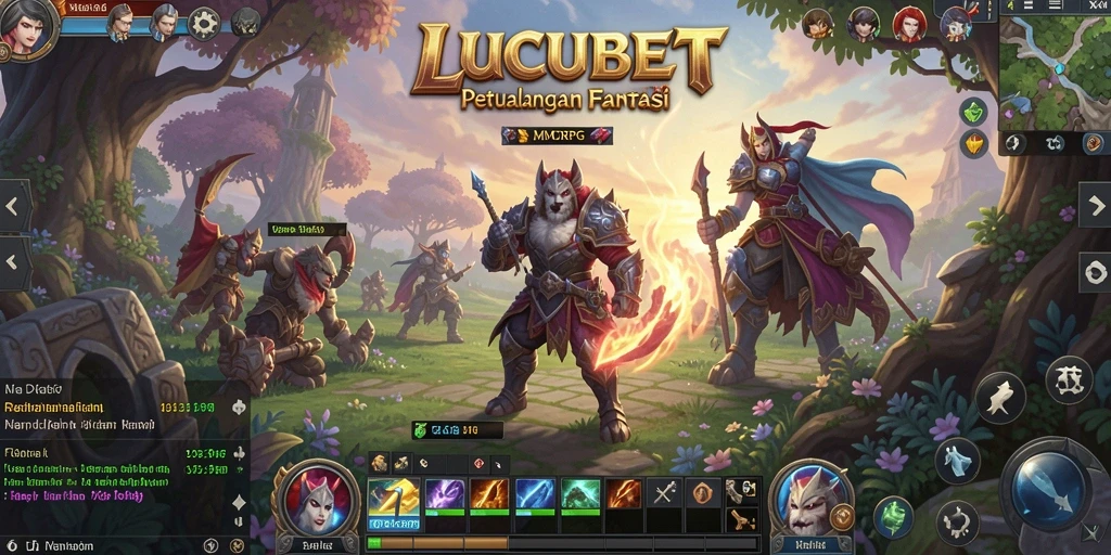 Gameplay seru dan menantang di LUCUBET dengan berbagai karakter.