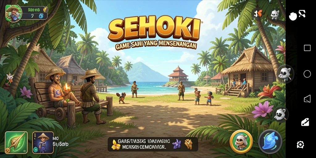 Gameplay SEHOKI yang seru dan penuh tantangan.