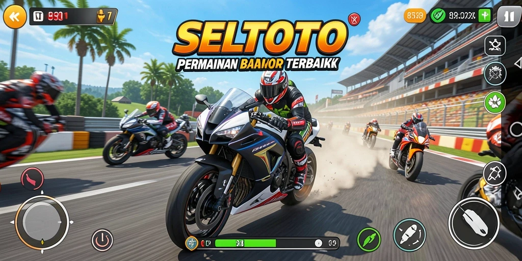 Tampilan menegangkan dari balapan motor di SELTOTO.